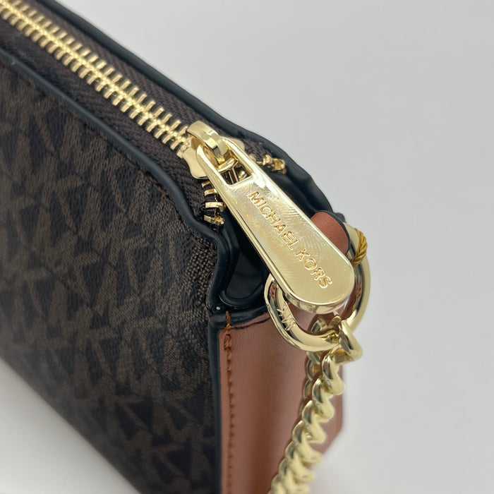Michael Kors Jet Set Small Chain Shoulder Bag – Signature MK Canvas