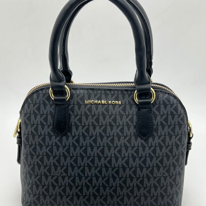 Michael Kors Jet Set Signature Dome Satchel Bag – Luxury Handbag (Multiple Colors)