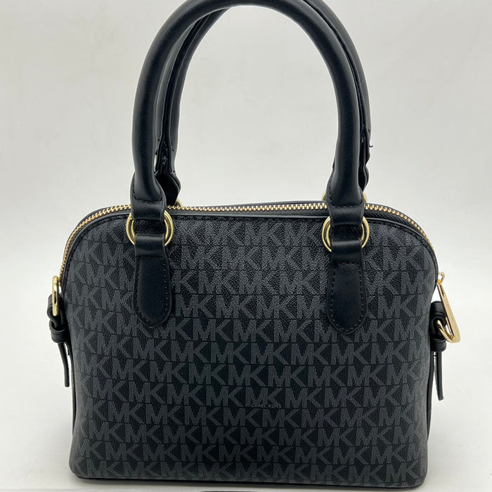 Michael Kors Jet Set Signature Dome Satchel Bag – Luxury Handbag (Multiple Colors)