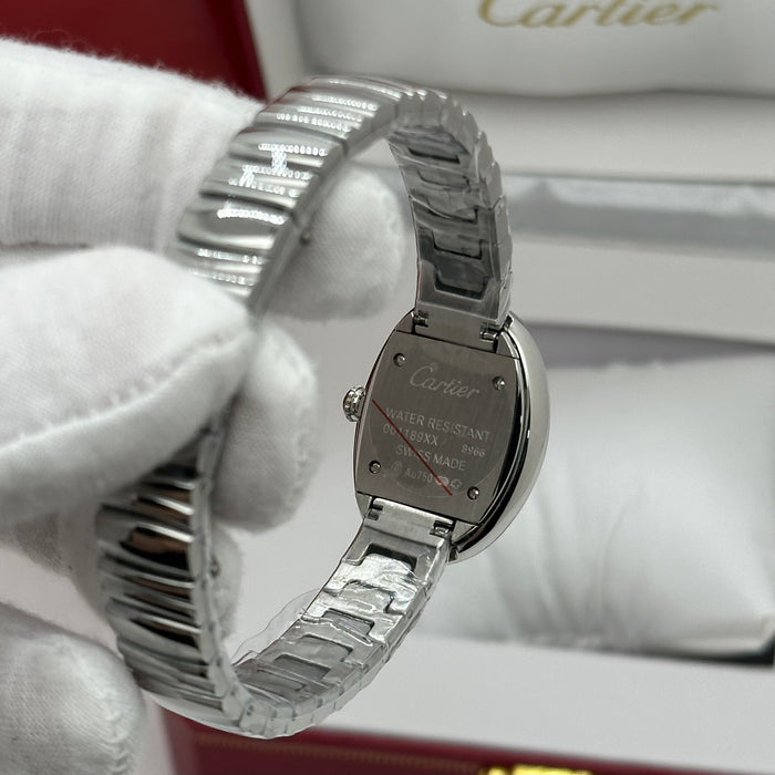 Cartier Style Oval Classic Watch – Silver & Gold Minimal Luxury Edition
