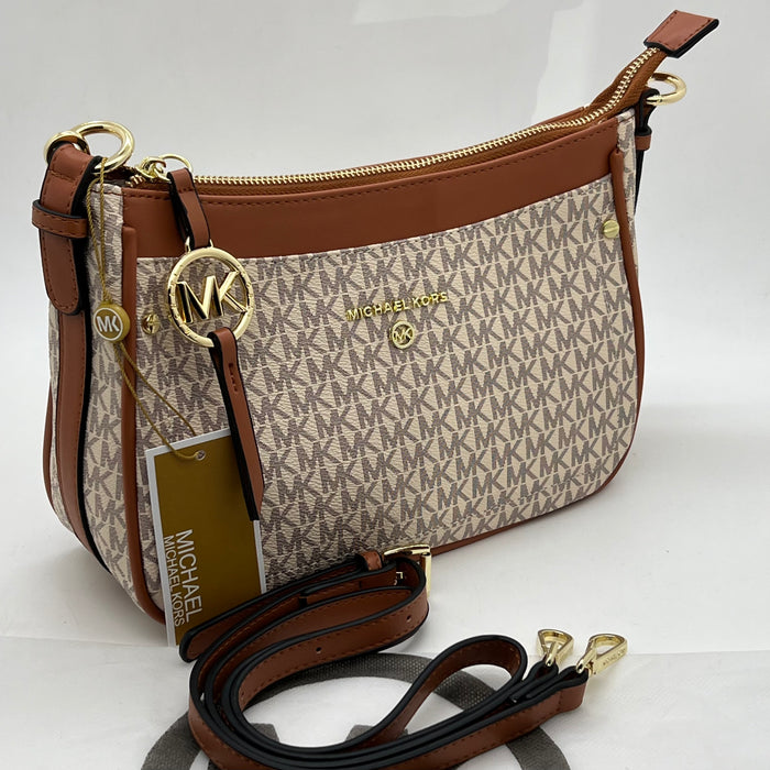 Michael Kors Jet Set Charm Crossbody Bag – Elegant Leather Shoulder Bag (Multi Colors)