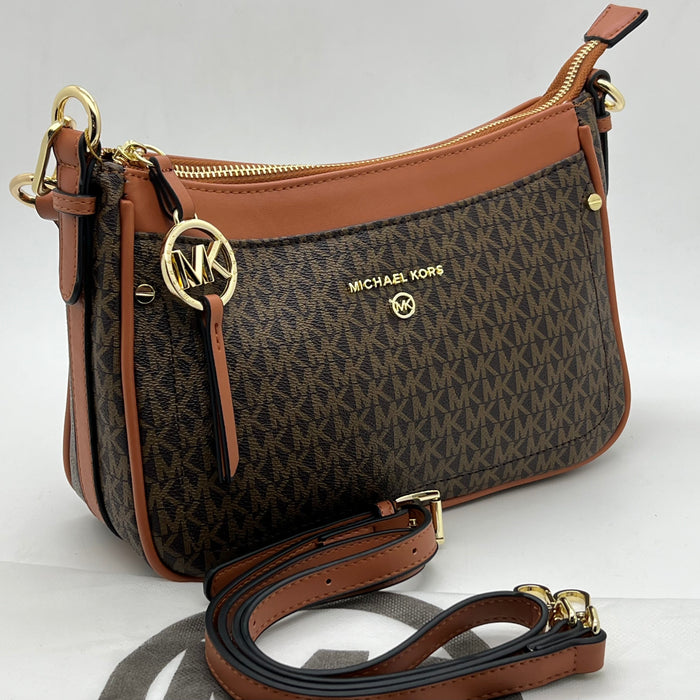 Michael Kors Jet Set Charm Crossbody Bag – Elegant Leather Shoulder Bag (Multi Colors)
