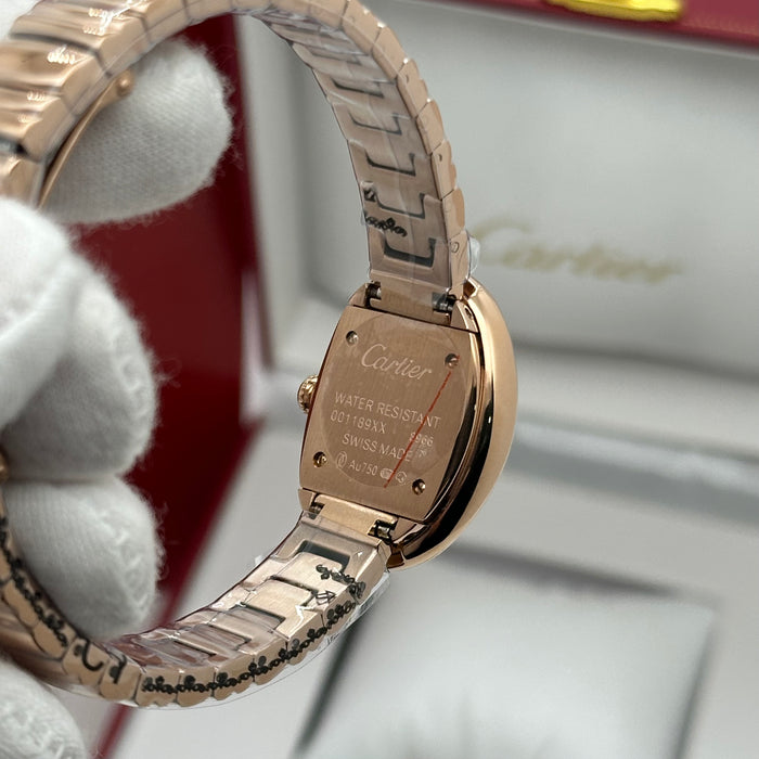 Cartier Style Oval Classic Watch – Silver & Gold Minimal Luxury Edition