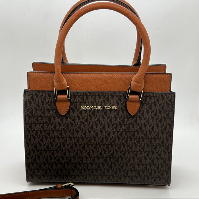 Michael Kors Mercer Signature Tote Bag – Structured Luxury Handbag (Multi Colors)
