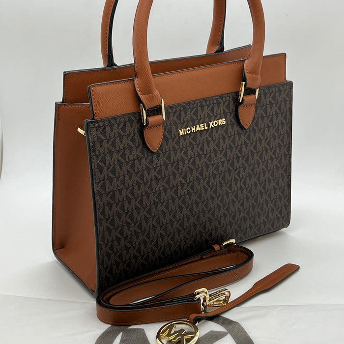 Michael Kors Mercer Signature Tote Bag – Structured Luxury Handbag (Multi Colors)