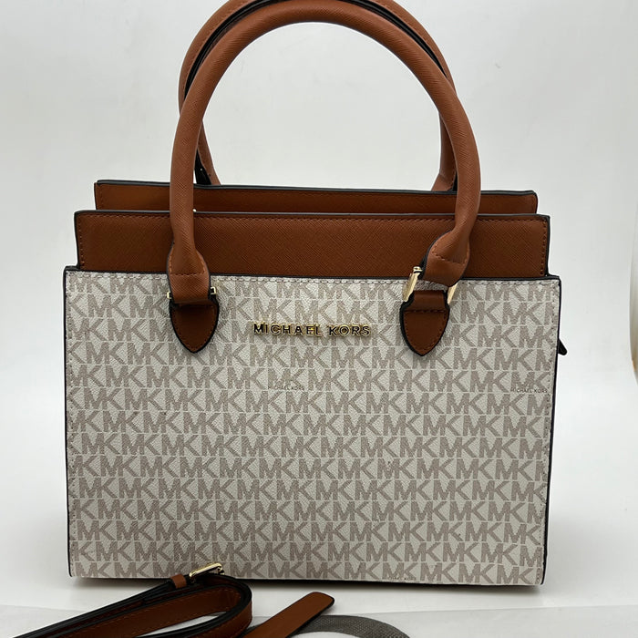 Michael Kors Mercer Signature Tote Bag – Structured Luxury Handbag (Multi Colors)