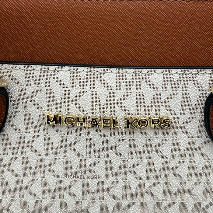 Michael Kors Mercer Signature Tote Bag – Structured Luxury Handbag (Multi Colors)