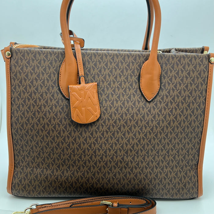 Michael Kors Jet Set Logo Tote Bag – Signature MK Large Handbag (Multi Colors)