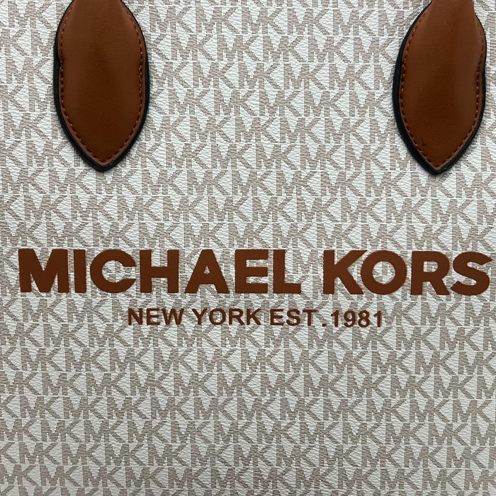 Michael Kors Jet Set Logo Tote Bag – Signature MK Large Handbag (Multi Colors)