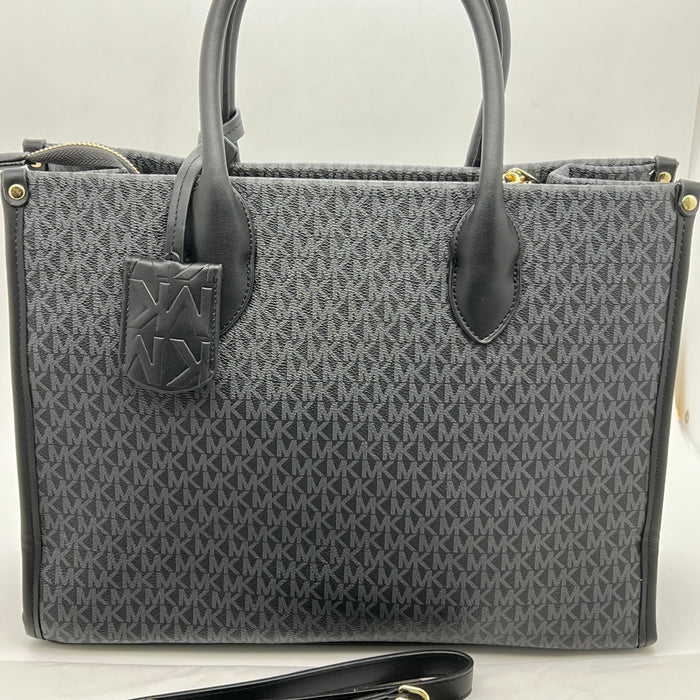 Michael Kors Jet Set Logo Tote Bag – Signature MK Large Handbag (Multi Colors)