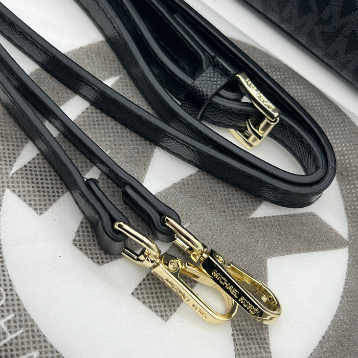 Michael Kors Jet Set Slim Crossbody Bag – Signature MK Pouch (Multi Colors)
