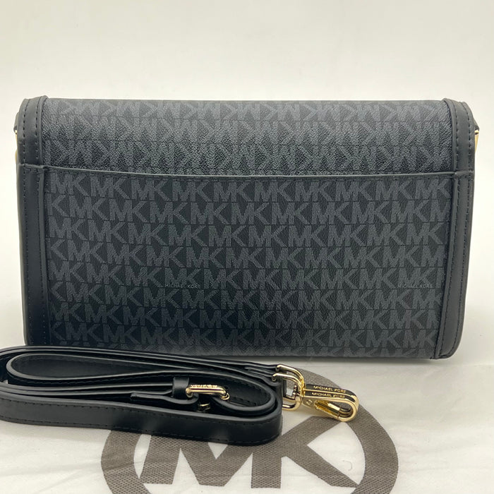 Michael Kors MK Chain Flap Crossbody Bag – Signature Monogram Shoulder Bag (Multi Colors)