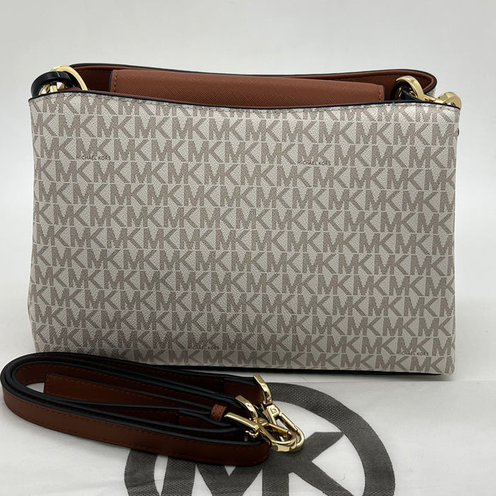 Michael Kors Jet Set Shoulder Crossbody Bag – Signature MK Chain Strap (Multi Colors)