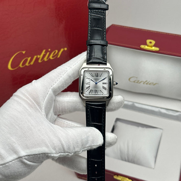 Cartier Santos Style Stainless Steel 40MM – Silver Dial Luxury Watch