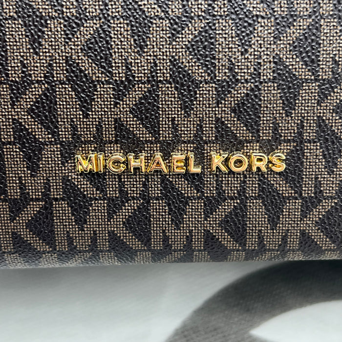 Michael Kors Jet Set Shoulder Crossbody Bag – Signature MK Chain Strap (Multi Colors)