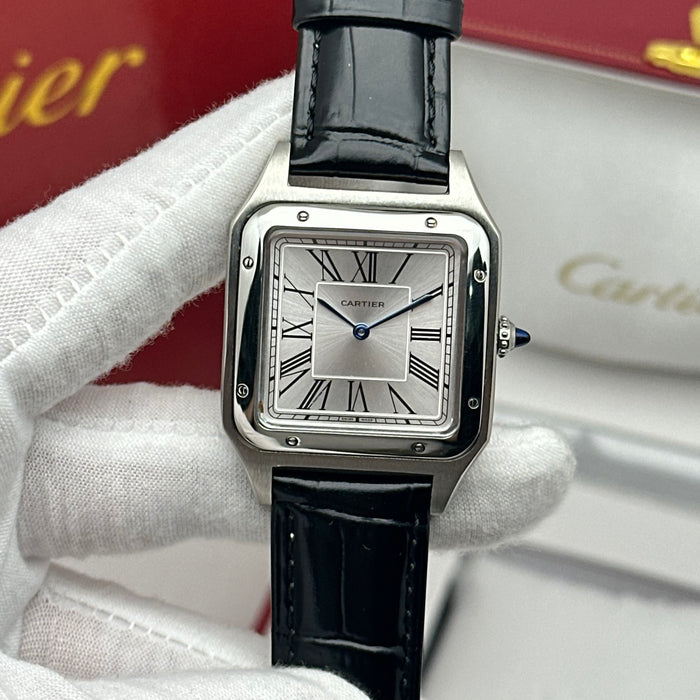 Cartier Santos Style Stainless Steel 40MM – Silver Dial Luxury Watch