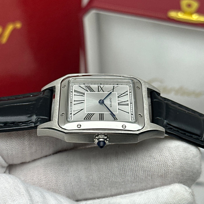 Cartier Santos Style Stainless Steel 40MM – Silver Dial Luxury Watch