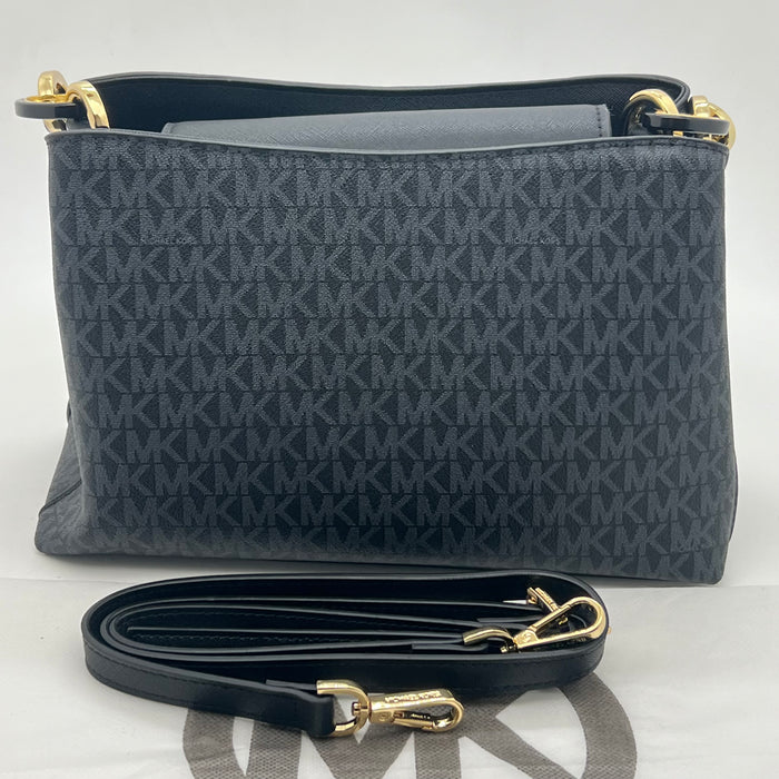 Michael Kors Jet Set Shoulder Crossbody Bag – Signature MK Chain Strap (Multi Colors)