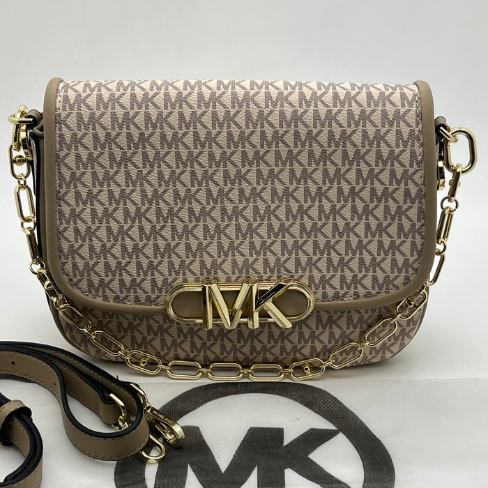 Michael Kors MK Flap Crossbody Bag – Chain Strap Signature Design (Luxury Edition)