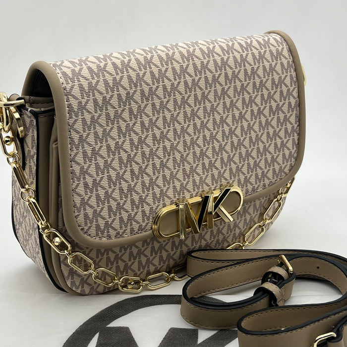 Michael Kors MK Flap Crossbody Bag – Chain Strap Signature Design (Luxury Edition)