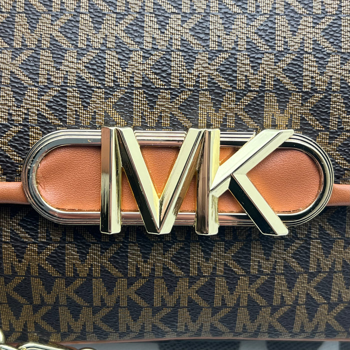 Michael Kors MK Flap Crossbody Bag – Chain Strap Signature Design (Luxury Edition)