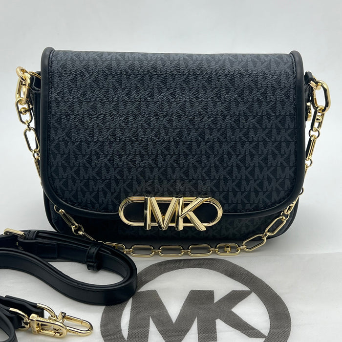 Michael Kors MK Flap Crossbody Bag – Chain Strap Signature Design (Luxury Edition)