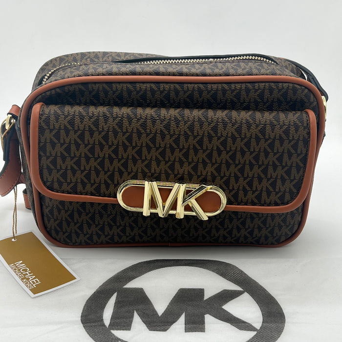 Michael Kors MK Camera Crossbody Bag – Zip Top Sport Chic Design