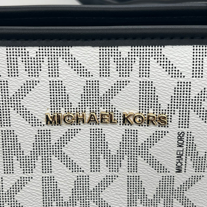 Michael Kors MK Tote Bag Set – Large Shoulder Bag with Matching Pouch