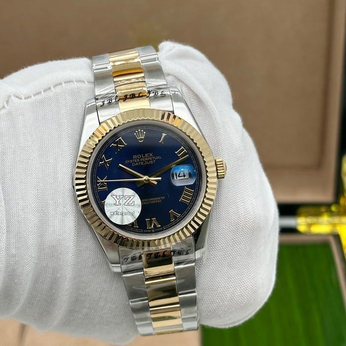 Rolex Datejust 41 mm Two-Tone Roman Blue Dial