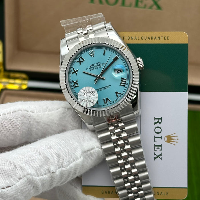 Rolex Datejust 41 Silver Roman Tiffany Dial