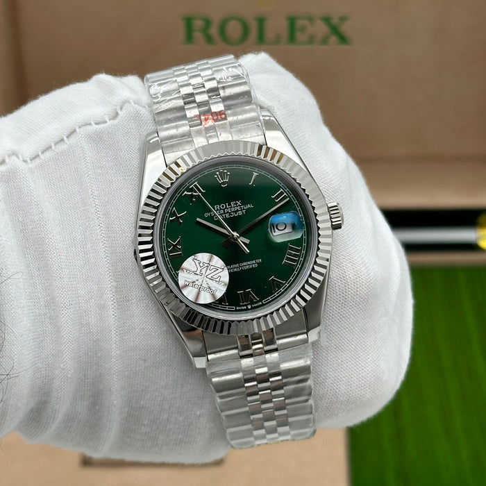 Rolex Datejust 41 mm |Roman Green Dial