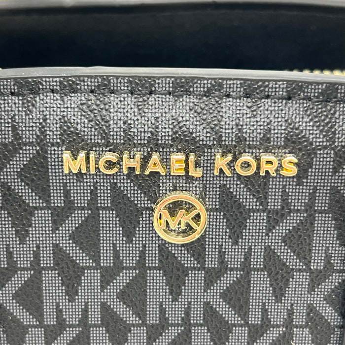 Michael Kors Signature Medium Satchel Bag – MK Logo | Crossbody Strap
