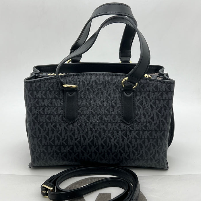 Michael Kors Signature Medium Satchel Bag – MK Logo | Crossbody Strap