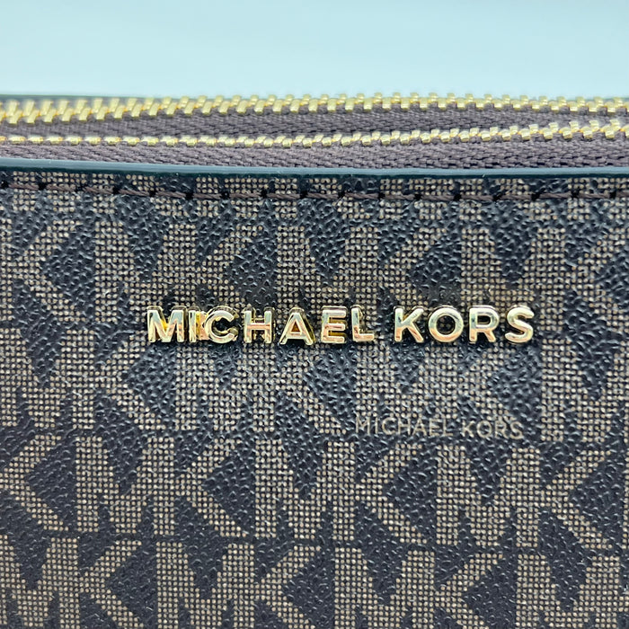 Michael Kors Signature Crossbody Bag – Double Zip MK Logo | Compact Shoulder Bag