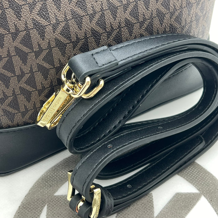 Michael Kors Signature Crossbody Bag – Double Zip MK Logo | Compact Shoulder Bag