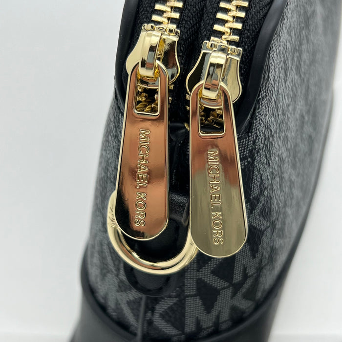 Michael Kors Signature Crossbody Bag – Double Zip MK Logo | Compact Shoulder Bag
