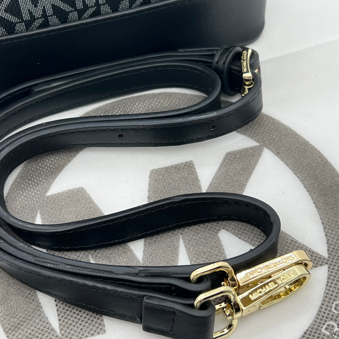 Michael Kors Signature Crossbody Bag – Double Zip MK Logo | Compact Shoulder Bag