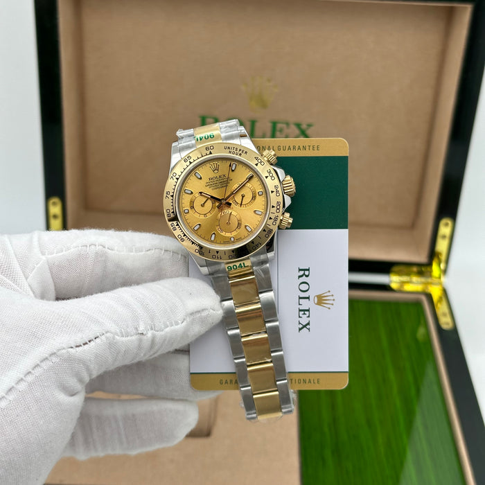 Rolex Daytona Two-Tone |Gold Dial Automatic Chrono