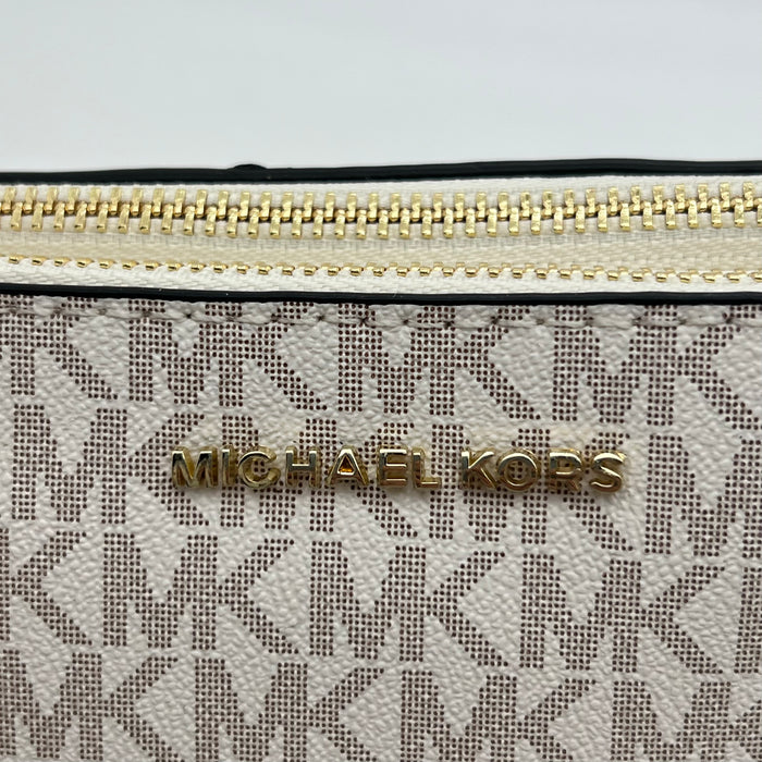 Michael Kors Signature Crossbody Bag – Double Zip MK Logo | Compact Shoulder Bag