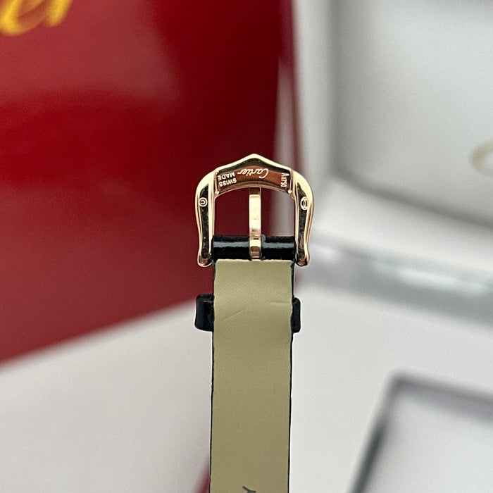Cartier Baignoire Diamond Gold – Black Strap Edition