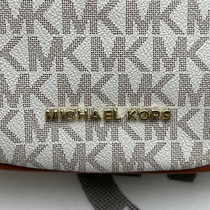 Michael Kors Crescent Crossbody Bag – Curved Shoulder Style | MK Signature & Leather