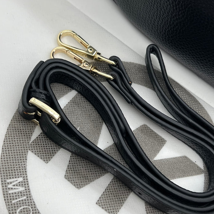 Michael Kors Crescent Crossbody Bag – Curved Shoulder Style | MK Signature & Leather