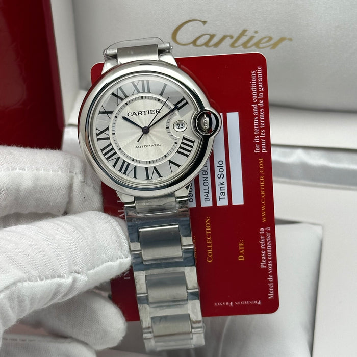 Cartier Ballon Bleu Automatic Watch – White Dial Edition