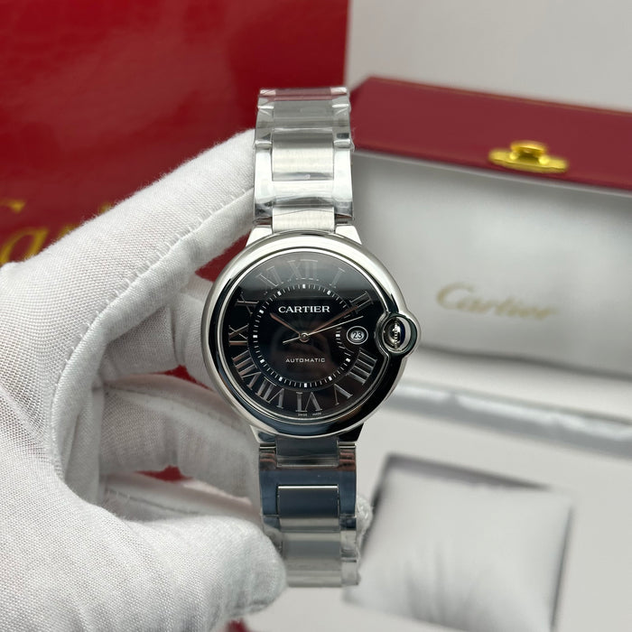 Cartier Ballon Bleu Automatic Watch – Black Dial Edition