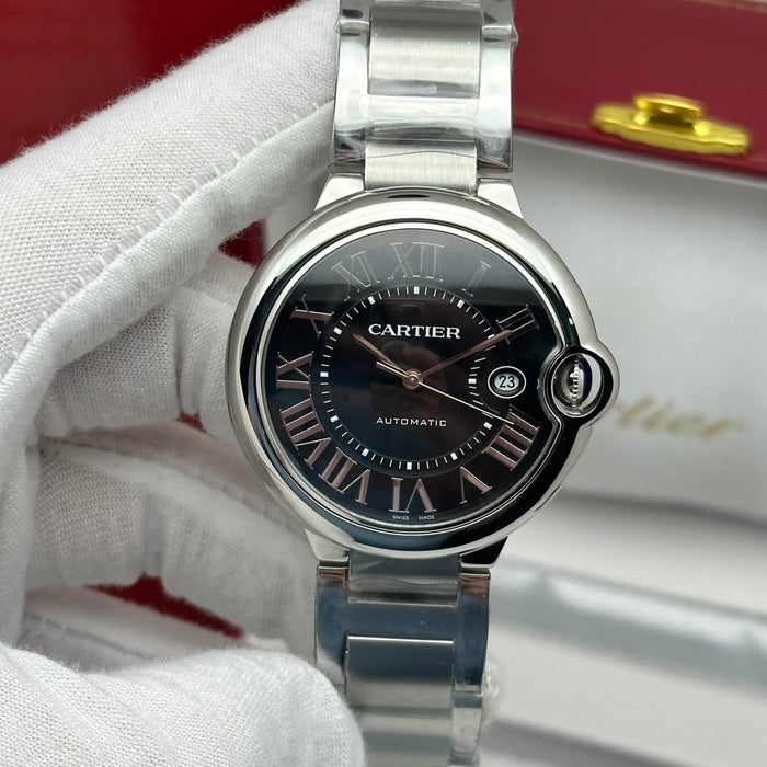 Cartier Ballon Bleu Automatic Watch – Black Dial Edition