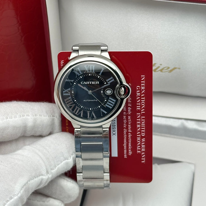 Cartier Ballon Bleu Automatic Watch – Black Dial Edition