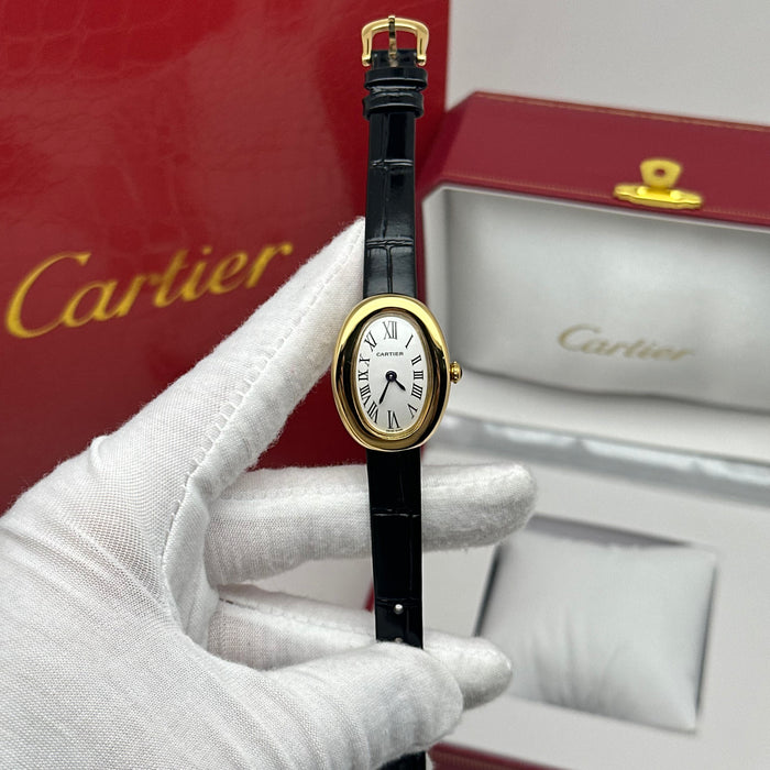 Cartier Baignoire Style Mini Gold 24MM – Elegant Oval Women’s Watch
