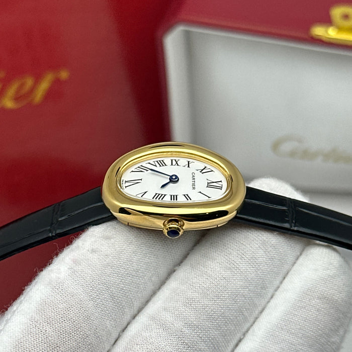 Cartier Baignoire Style Mini Gold 24MM – Elegant Oval Women’s Watch
