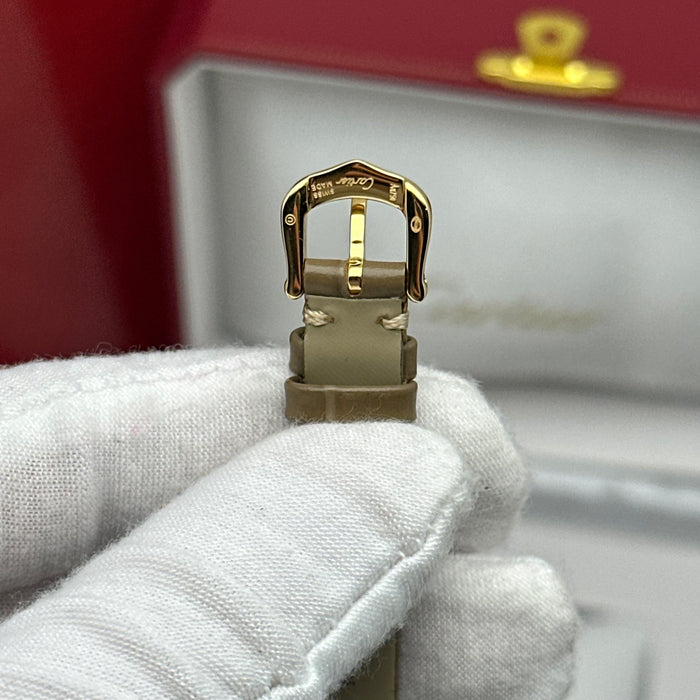 Cartier Baignoire Style Mini Gold 24MM – Khaki Strap Edition