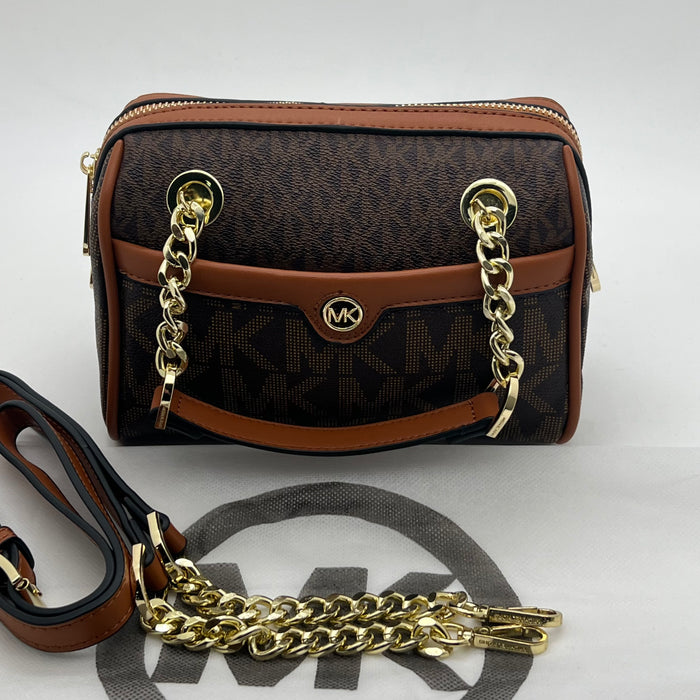 Michael Kors Double Chain Shoulder Bag – Elegant Statement Piece (2 Colors)